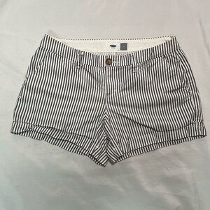 Old Navy Blue And White Striped Shorts - size 2
